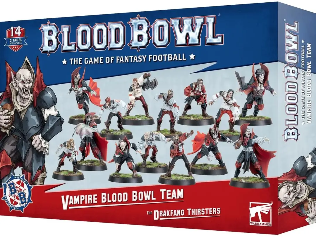 Games Workshop Blood Bowl Team Vampire Drakfang Thirsters Figurine