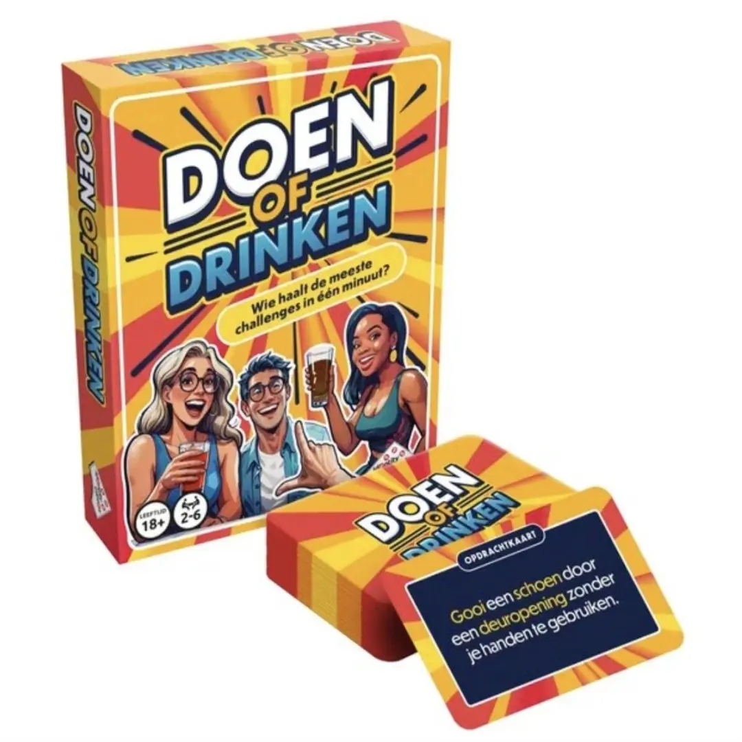 Identity Games Doen of Drinken Kaartspel KV-010-10 - 2-6 Spelers