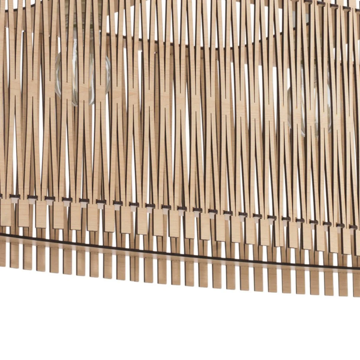 Eglo Sendero Hanglamp - 1 Licht - Nikkel-Mat - Bruin