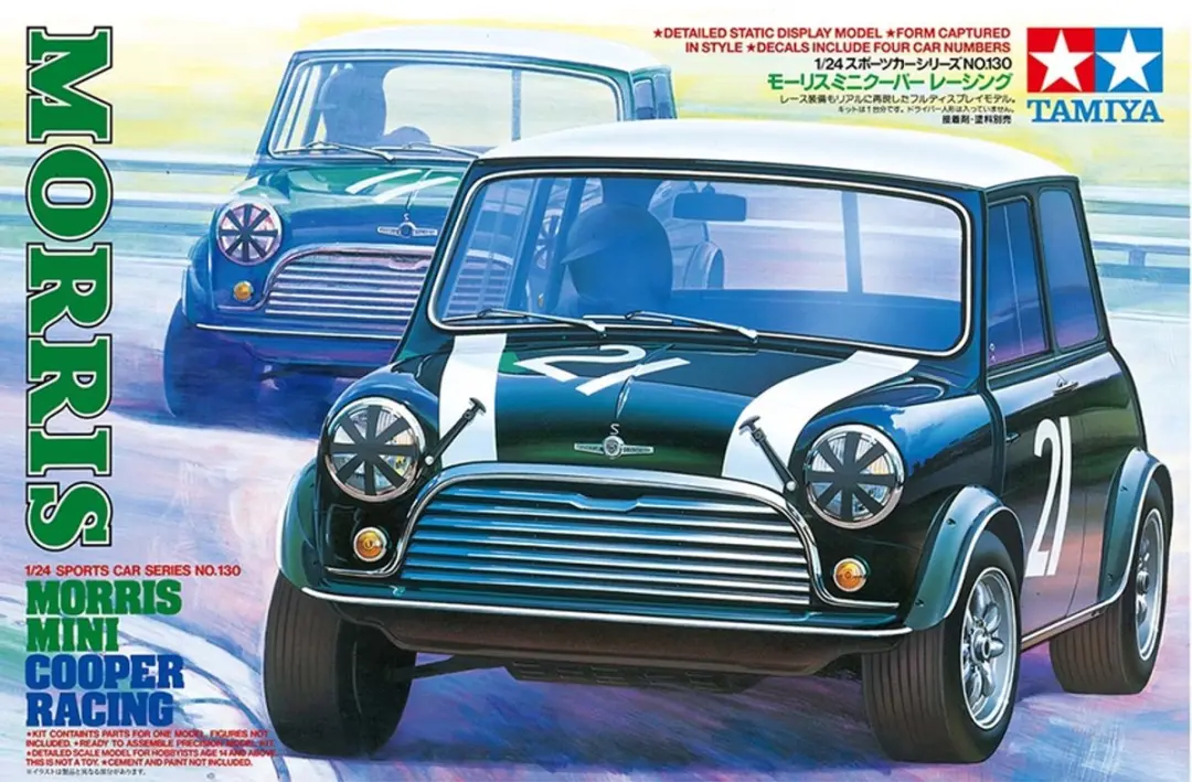 Tamiya Morris Mini Cooper Racing 24130 Modelbouwpakket 1:24
