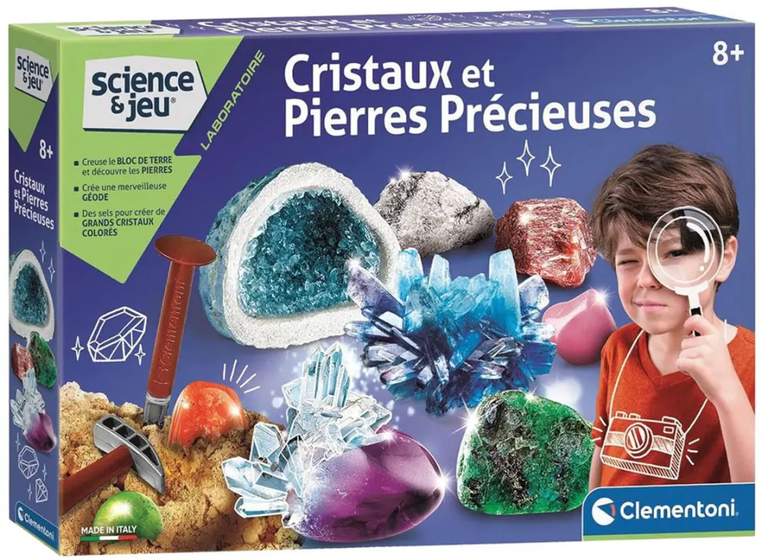 Clementoni Crystals and Gemstones Wetenschapsspel - 4 Spelers - afbeelding 6 van 6