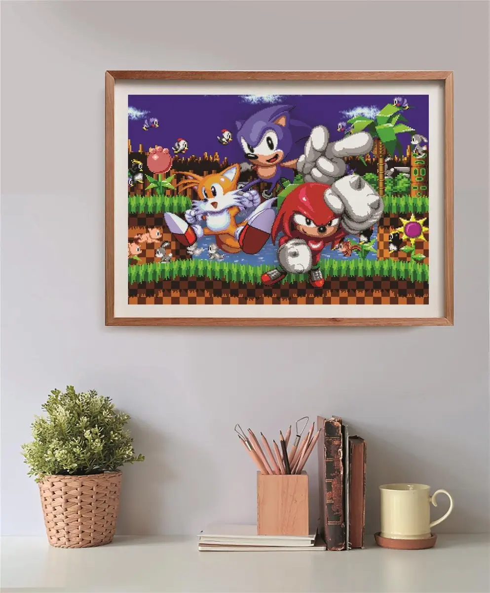 Clementoni Gaming Sonic 64 Bit Cube 500 Stuks