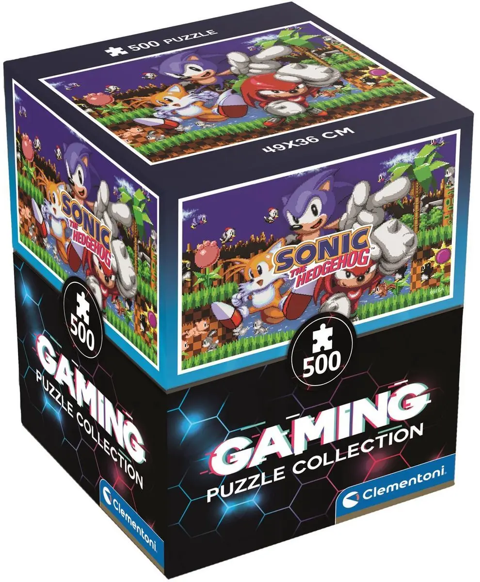 Clementoni Gaming Sonic 64 Bit Cube 500 Stuks