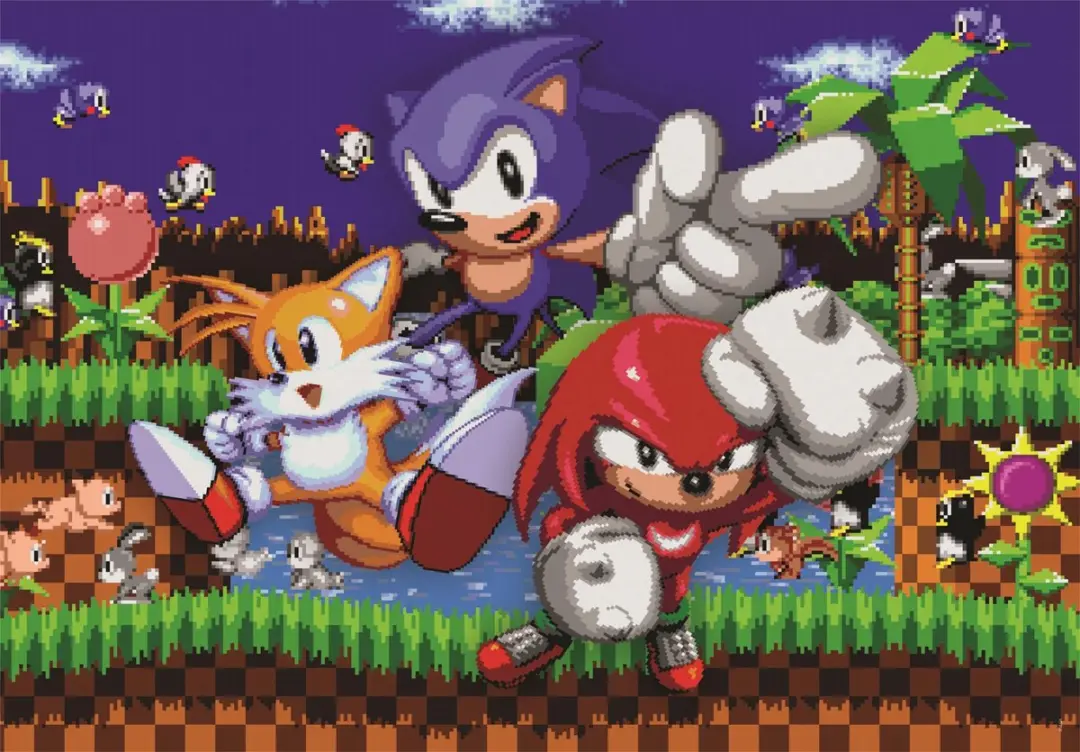 Clementoni Gaming Sonic 64 Bit Cube 500 Stuks