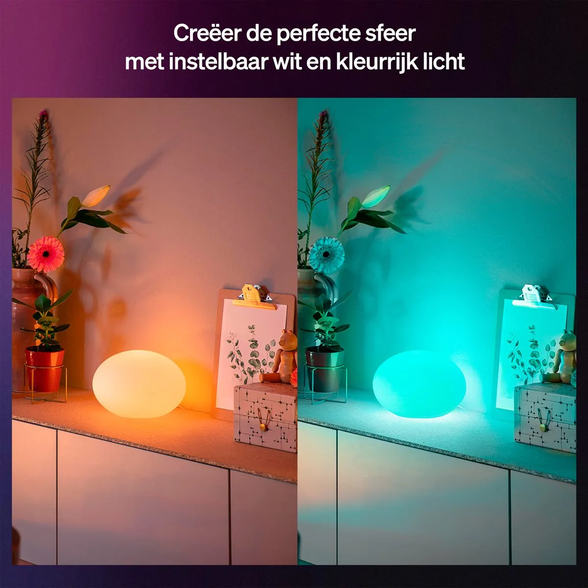Philips Hue Flourish Tafellamp - 1100 Lumen - Wit