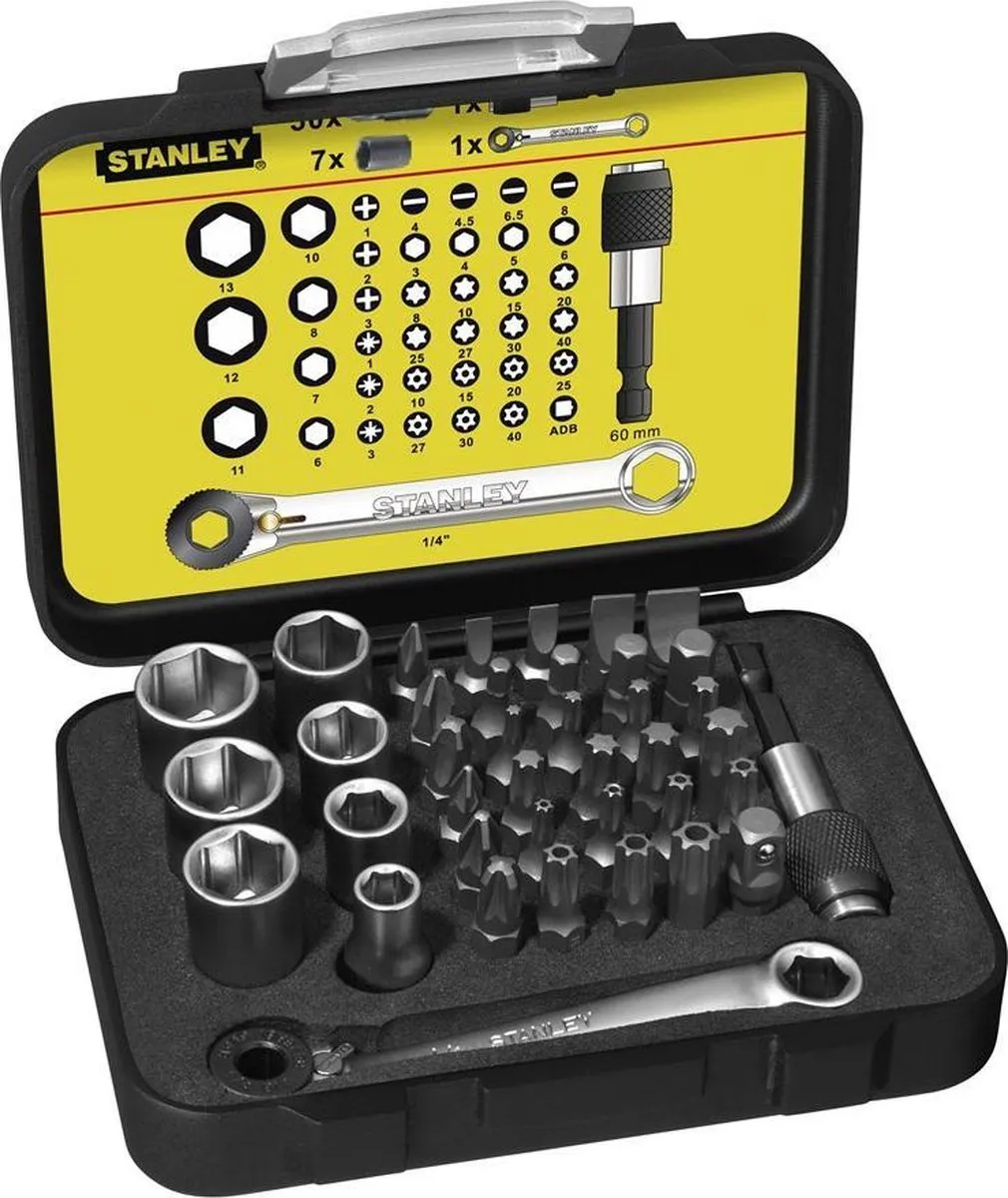 Stanley Bitset Expert Pro 1/4" Ringsteeksleutel
