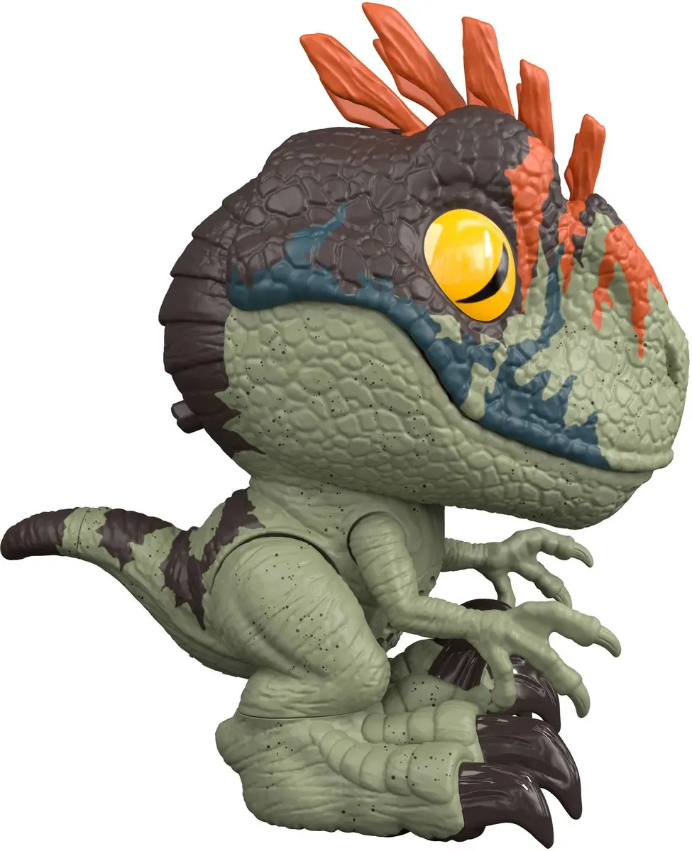Mattel Jurassic World Fierce Feeder Velociraptor - JKG86 - 3x AAA