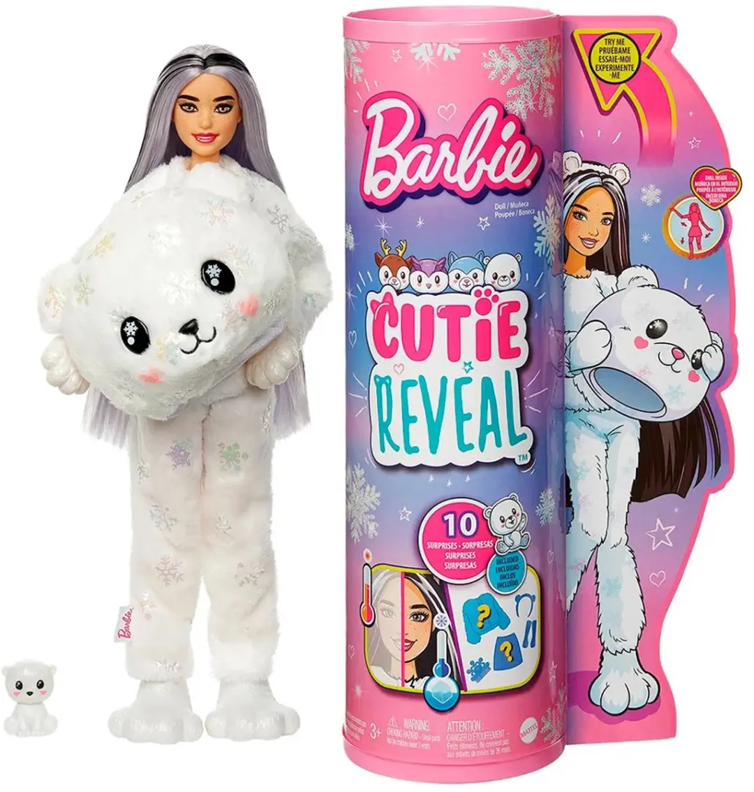 Barbie Cutie Reveal Winter Sparkle IJsbeer HJL64
