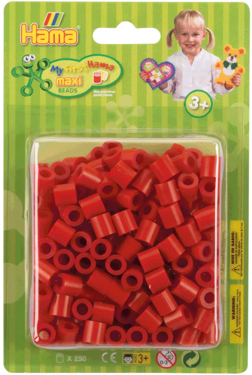 Hama Strijkkralen Maxi Rood