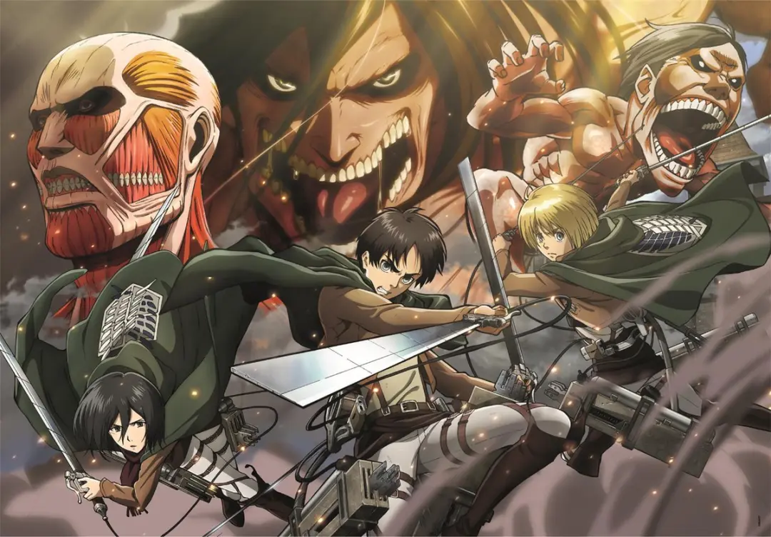 Clementoni Puzzel 500 Stukjes Attack On Titan