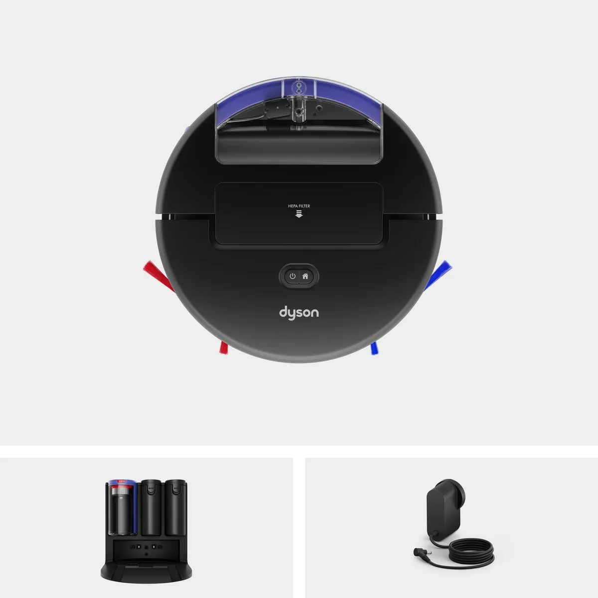 Dyson Spot+Scrub AI Robotstofzuiger - Zwart