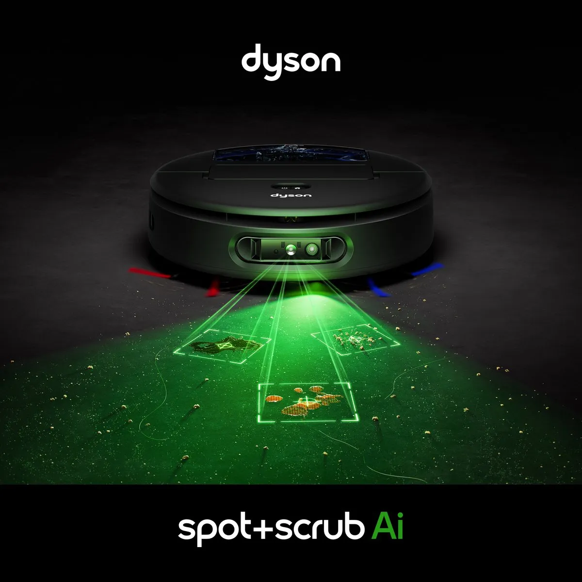 Dyson Spot+Scrub AI Robotstofzuiger - Zwart
