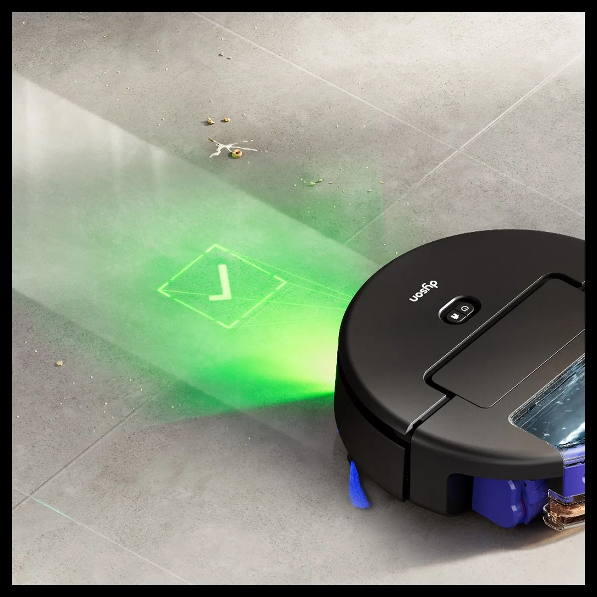 Dyson Spot+Scrub AI Robotstofzuiger - Zwart