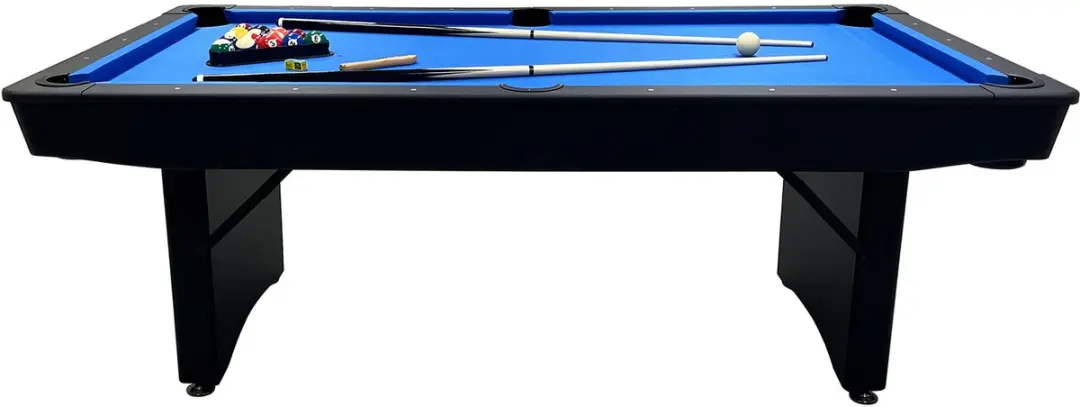 Buffalo Challenger II Pooltafel 7ft - Blauw laken - Zwart