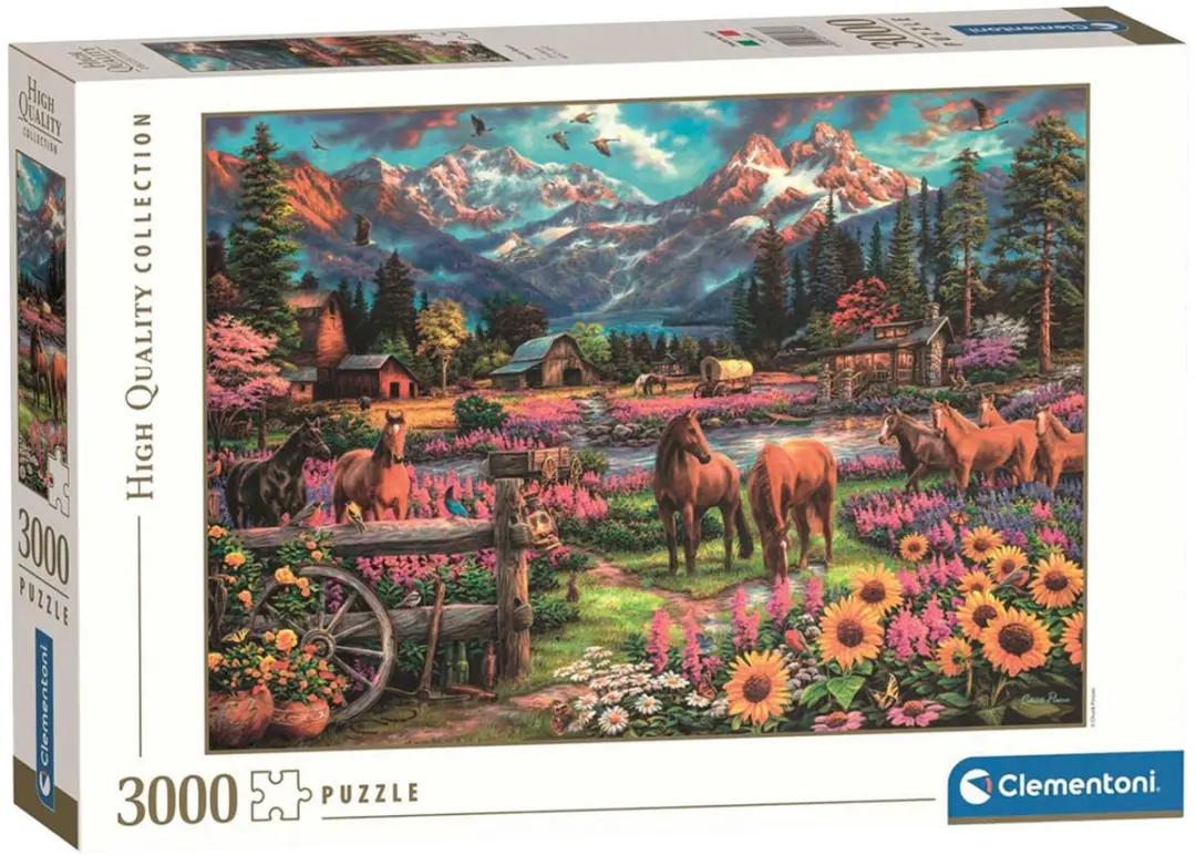 Clementoni Legpuzzel Vrij om te Grazen 3000 Stuks - Multi