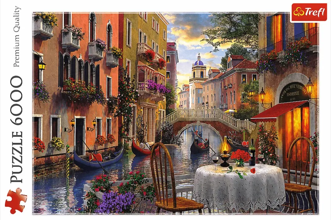 Trefl Romantic Venice Puzzel - 6000 Stuks - Multicolor