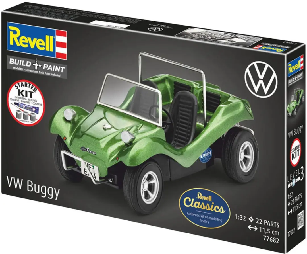 Revell 77682 Volkswagen Buggy Modelbouwpakket - 1:32 - Multi