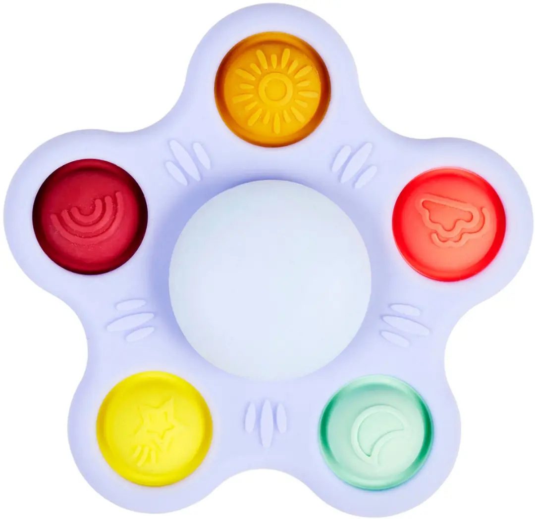 Nattou Silicone Baby Pop-it Spinner 9cm