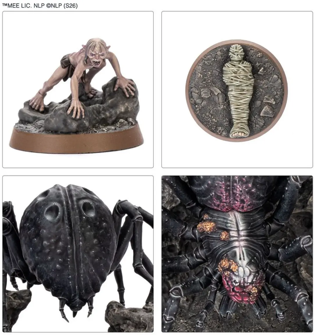 Games Workshop Warhammer Middle Earth 30-102 Shelob & Gollum - Multicolor