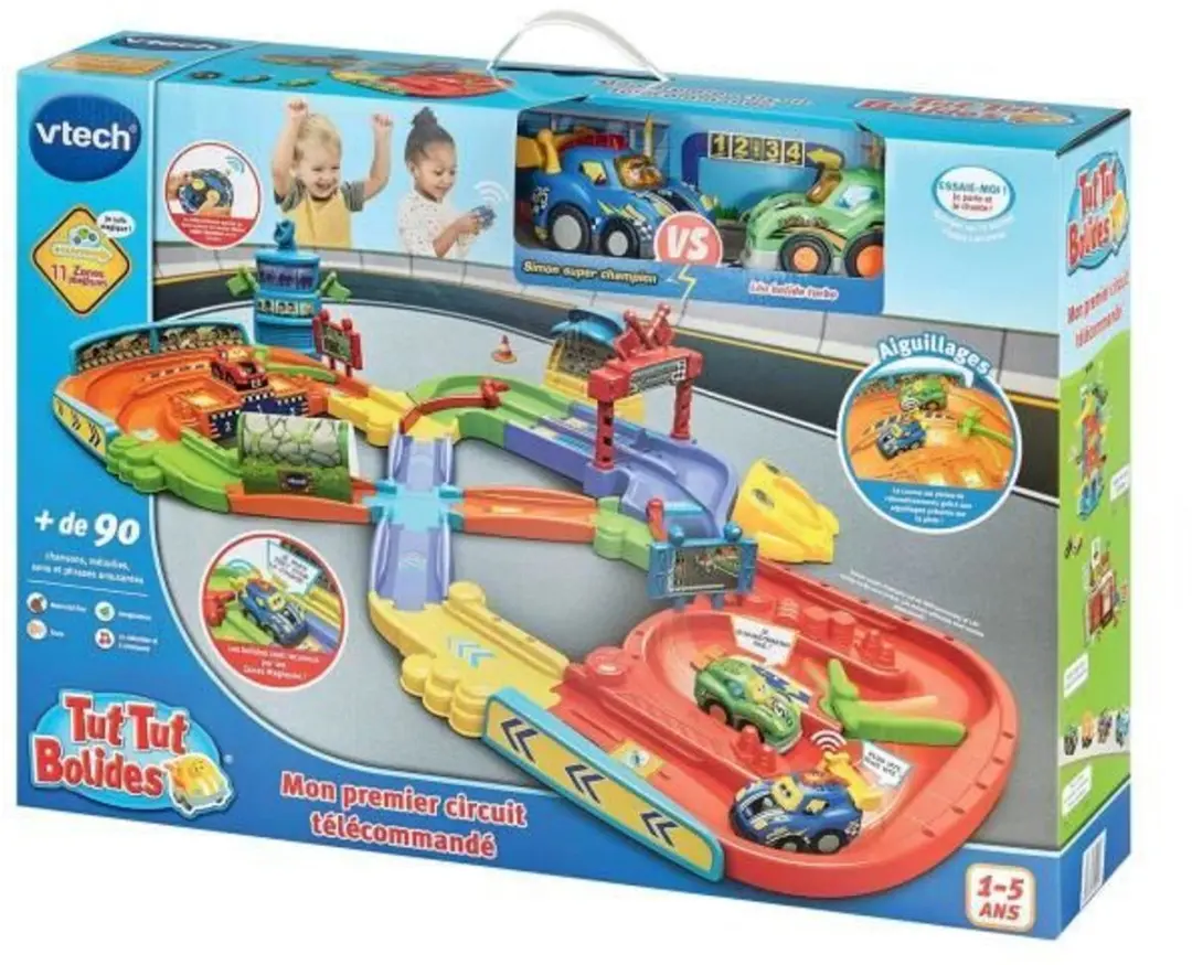 Vtech TUT TUT BOLIDES 80-570005 Racebaan - Meerkleurig