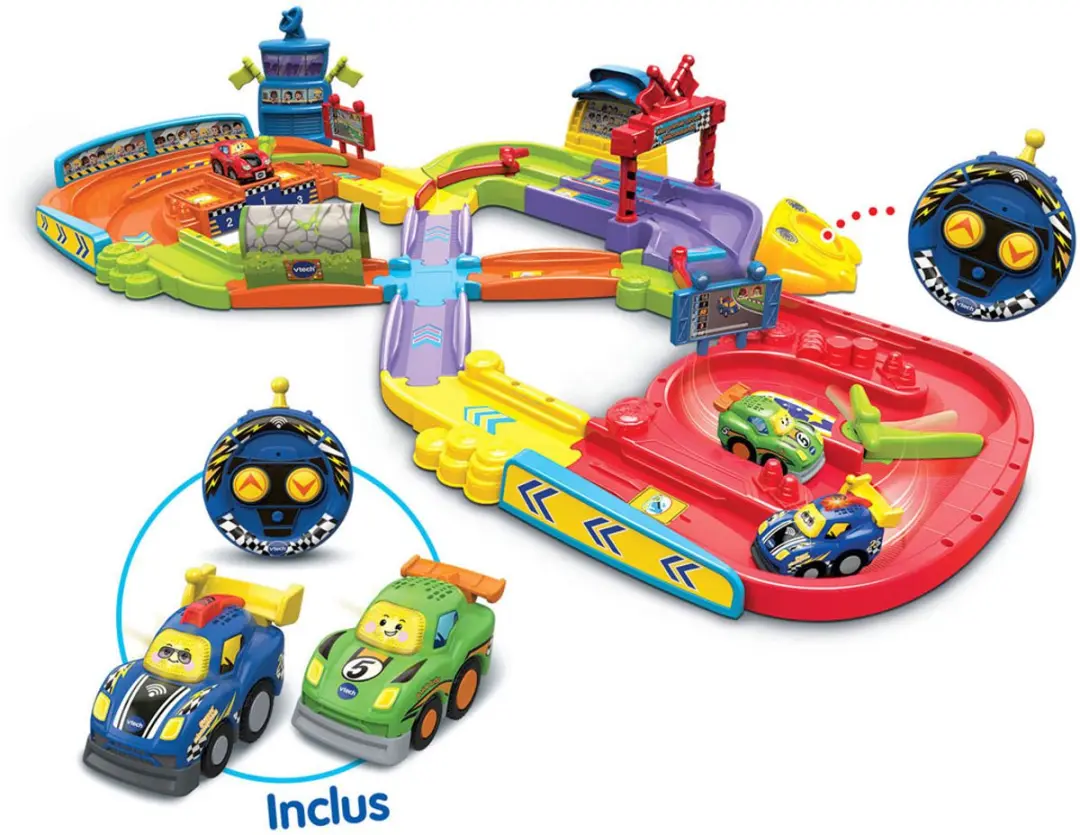 Vtech TUT TUT BOLIDES 80-570005 Racebaan - Meerkleurig