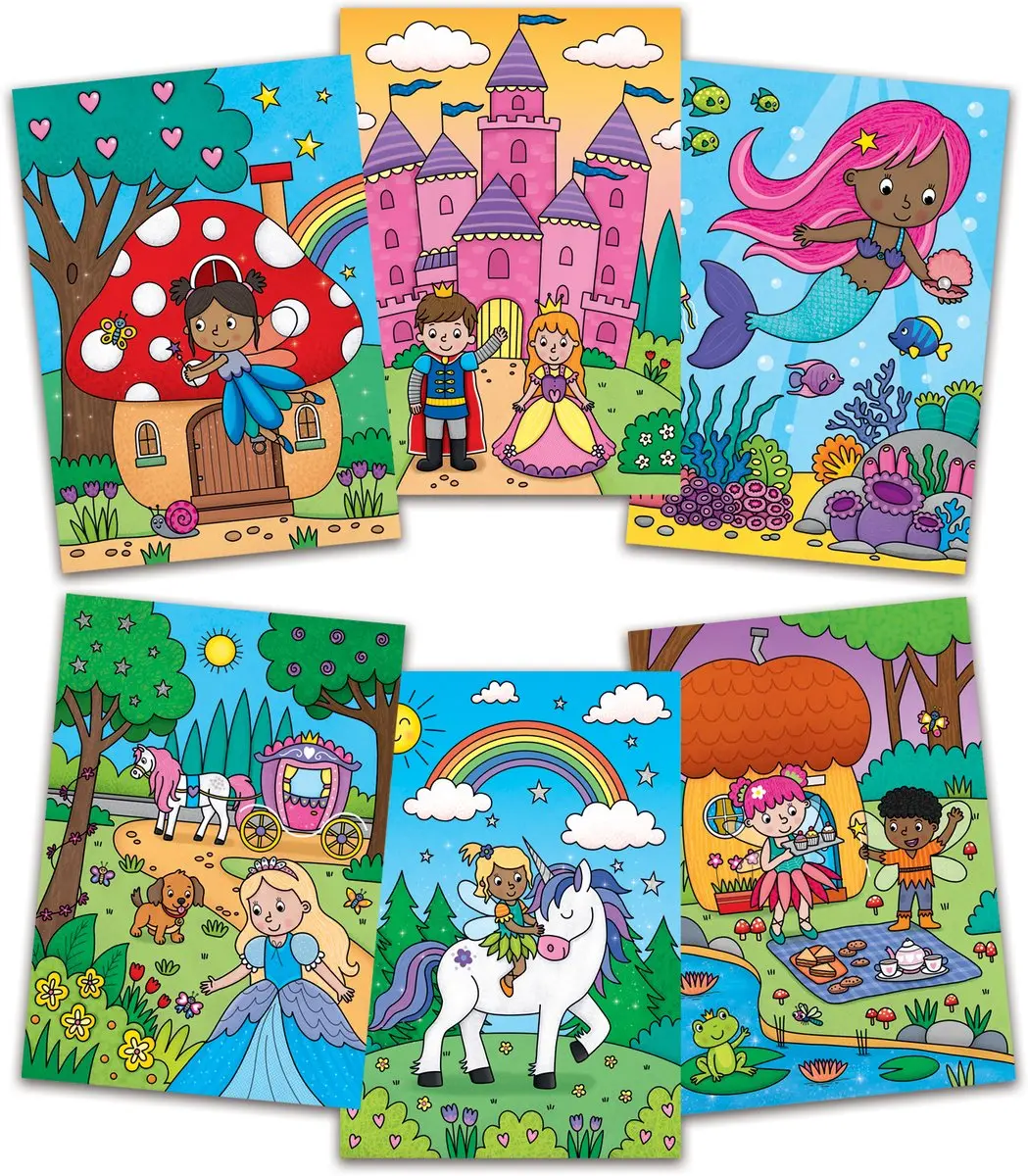 Jumbo Water Magic Fairytales Kleurboek - 6 Herbruikbare Platen