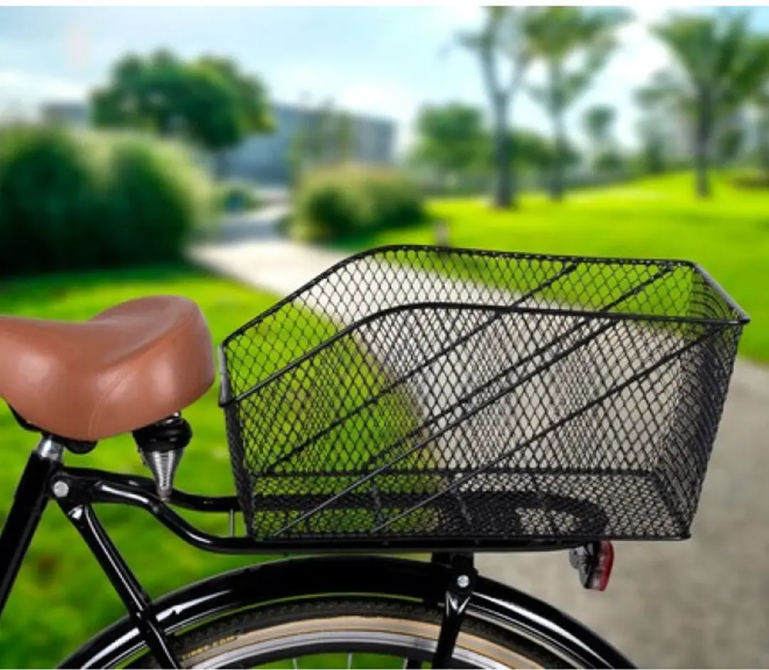 Dunlop Fietsmand 13L - Achterkant - Zwart