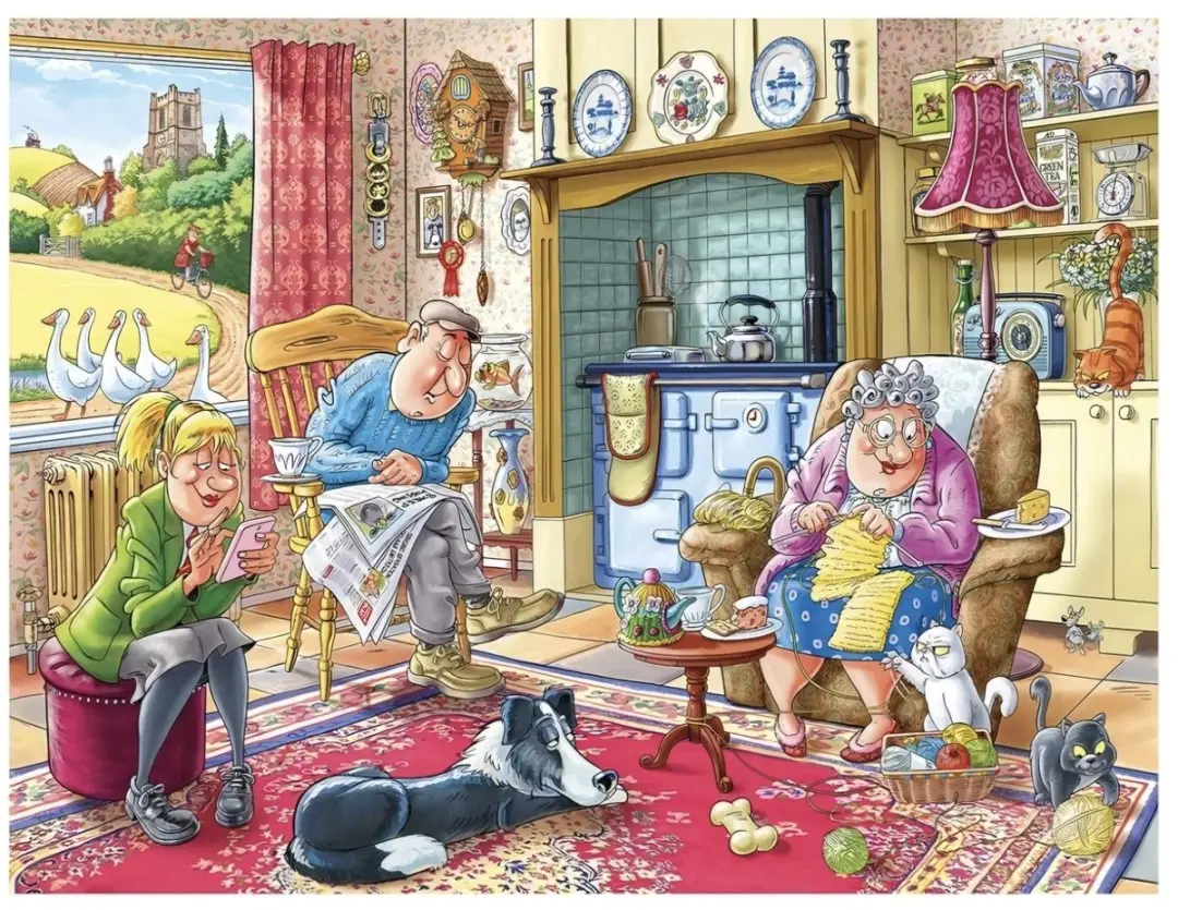 Jumbo Wasgij Mysterypuzzel Catching a Break 950 Stukken - Mix