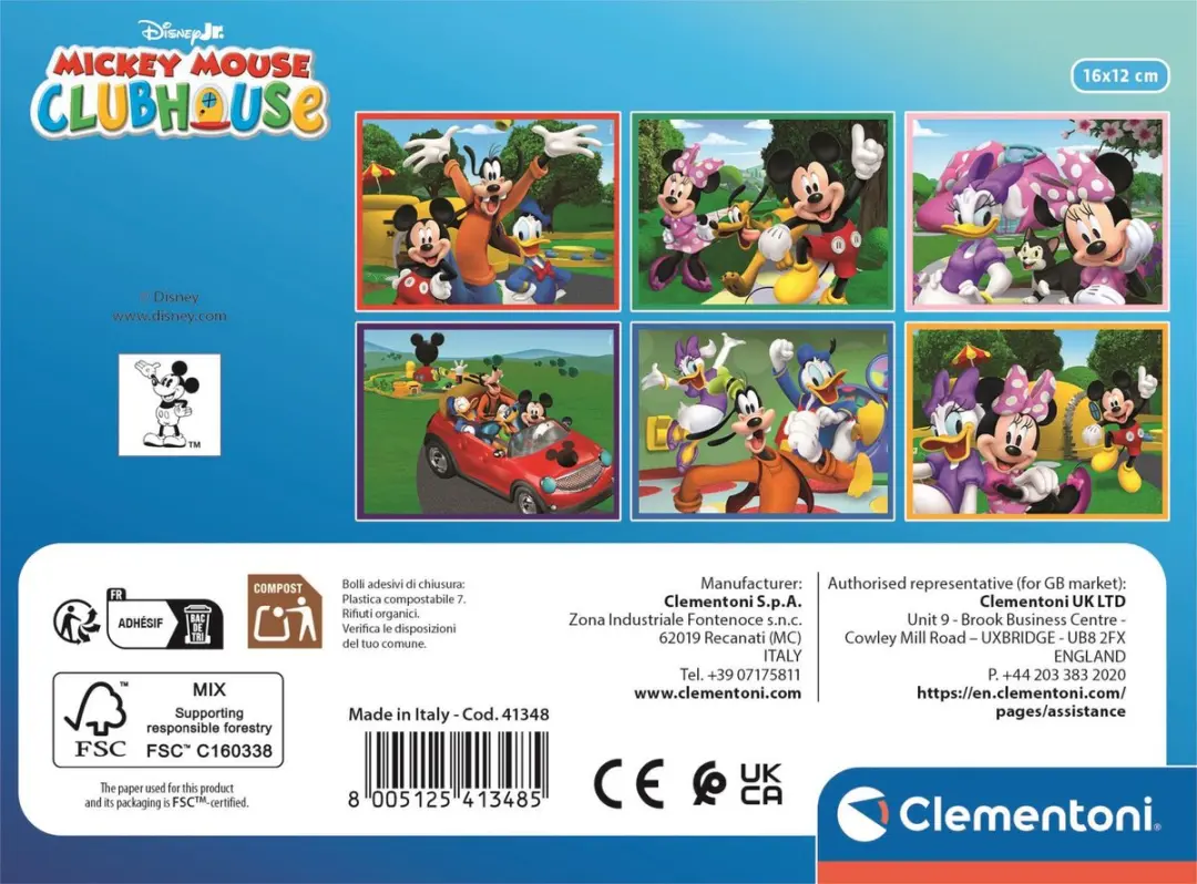 Clementoni 41348 Speelgoedset - 12 Onderdelen
