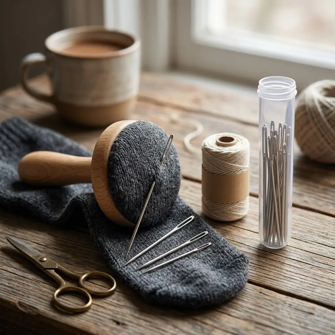 NUVEX Borduurnaalden Set 25 Stuks - Zilverkleurig