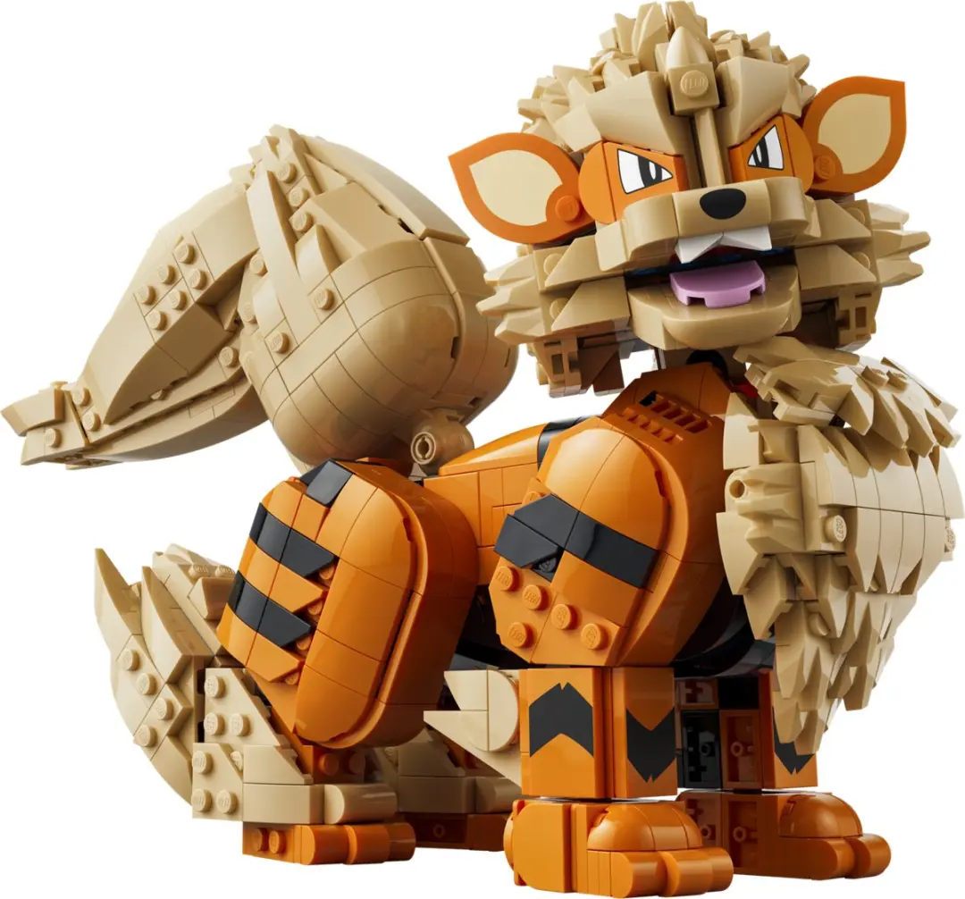LEGO Pokémon Arcanine Bouwpakket 1190 Stukken - Multicolor
