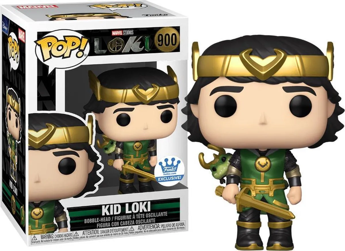 Funko Pop Marvel Kid Loki Metallic