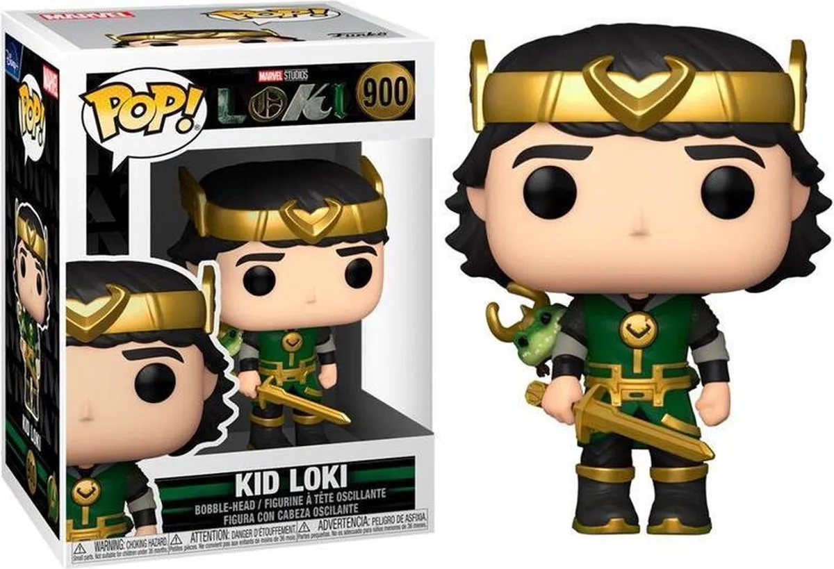 Funko Pop Marvel Kid Loki Metallic - afbeelding 6 van 6