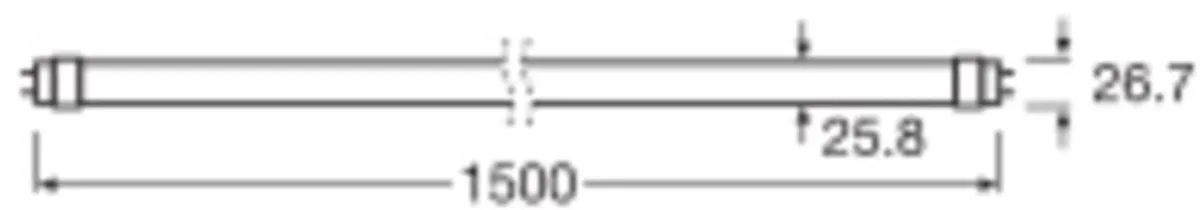 LEDVANCE Led T8 Ultra Output Tube 1500mm 23.1W 830 G13