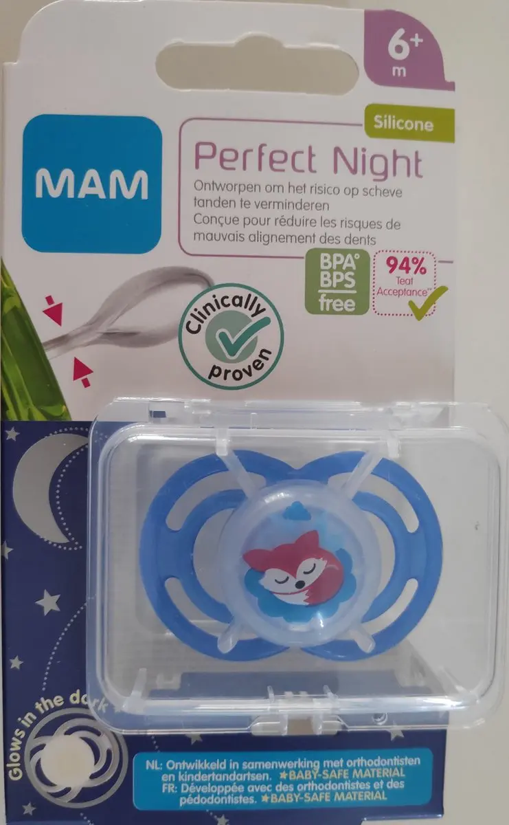 MAM Perfect Night Silicone Vos Glow-in-the-dark