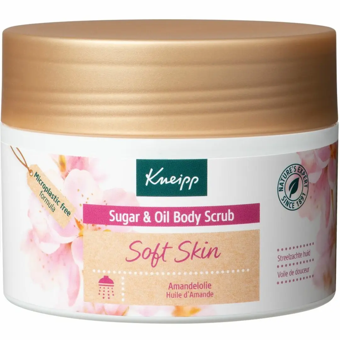 Kneipp Soft Skin Sugar Body Scrub Amandel - 200ml - 3 Stuks