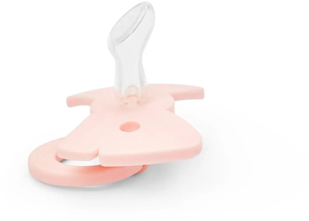 Elodie Binky Bow Newborn - Misty Pink