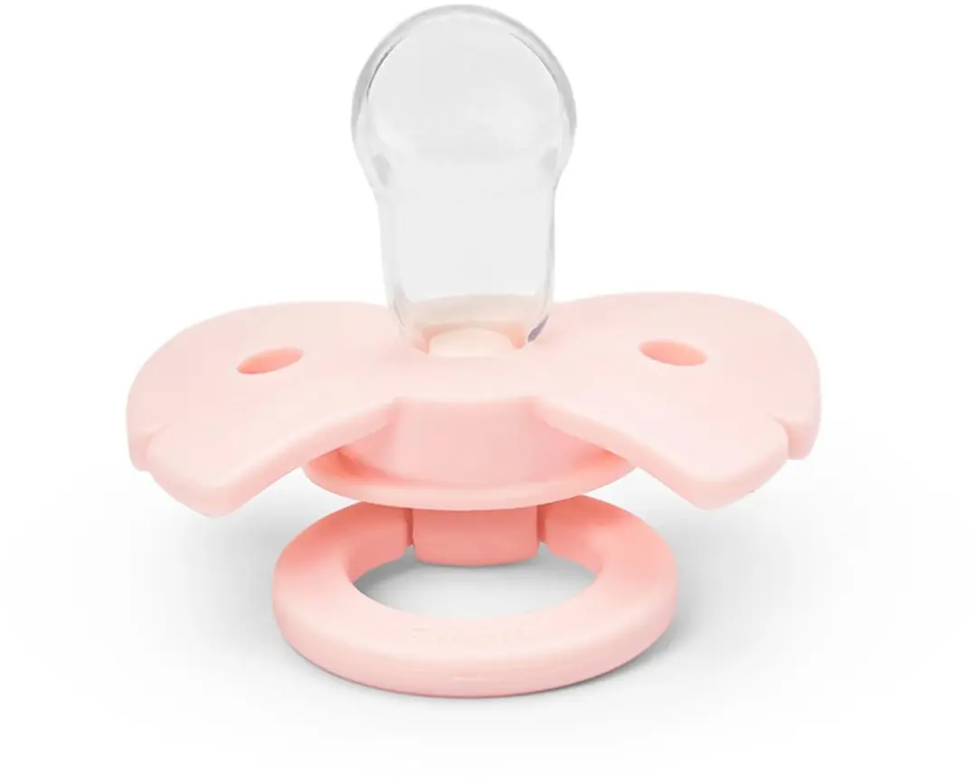 Elodie Binky Bow Newborn - Misty Pink