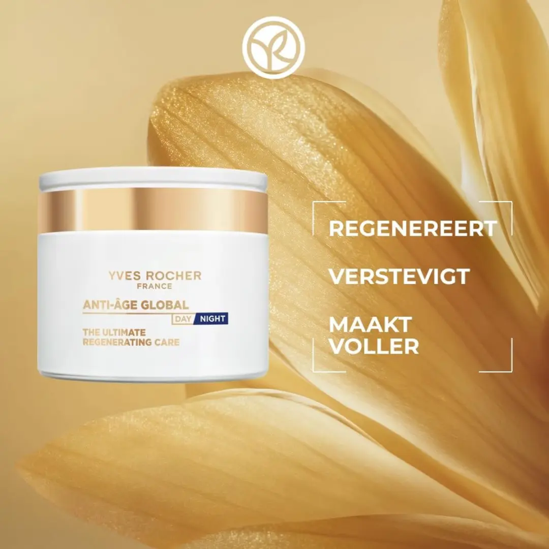 Yves Rocher Anti-Age Global Supreme Regenererende Crème 75ml - Gold Achillea