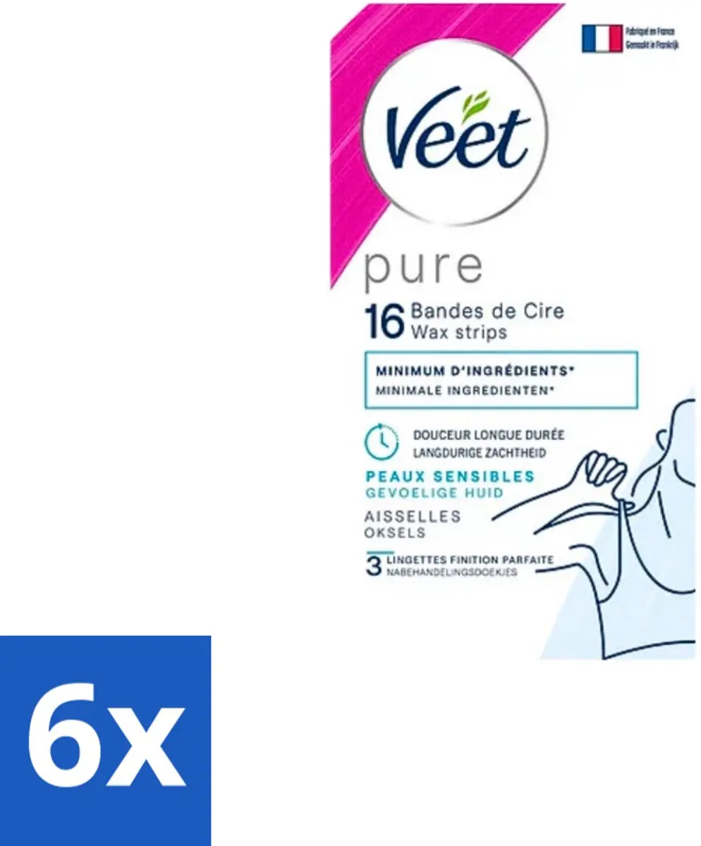 Veet Ontharingsstrips Oksels Hypoallergene Minima