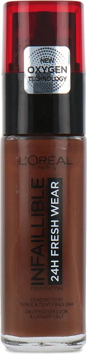 L'Oréal Paris Infaillible 32H Fresh Wear Foundation 390 Ebony