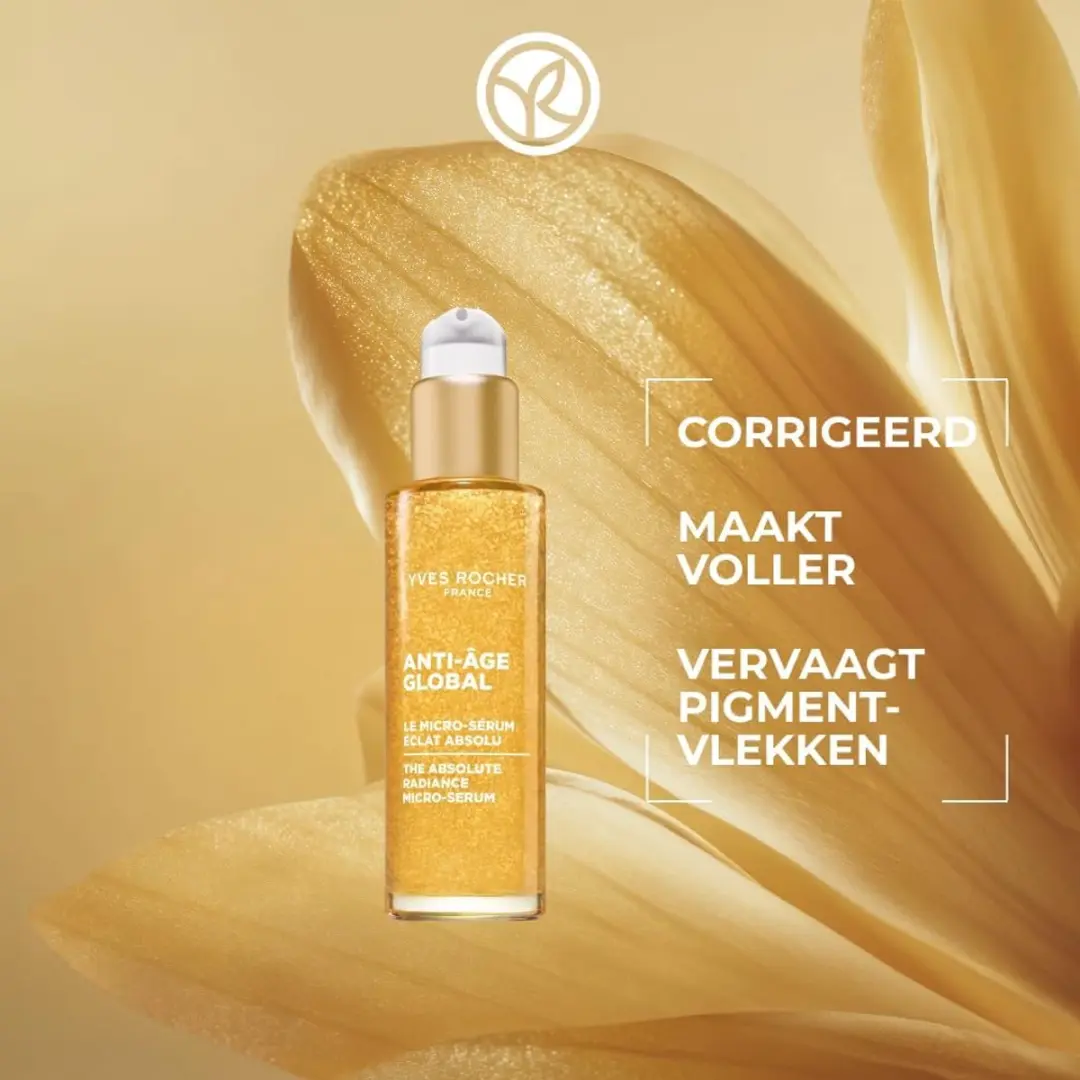 Yves Rocher Anti-Age Global Micro-Serum Glow Gezichtsserum 30ml