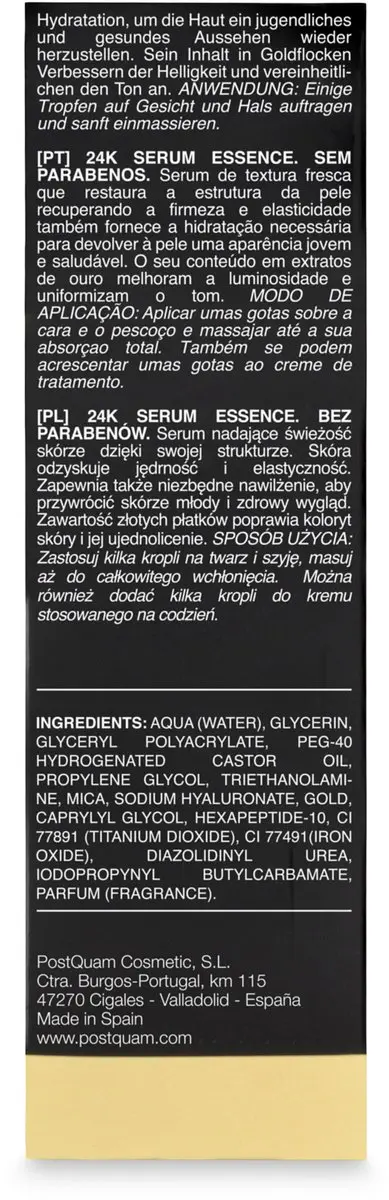 Postquam Luxury Gold 24k Gladmakend Serum 30ml