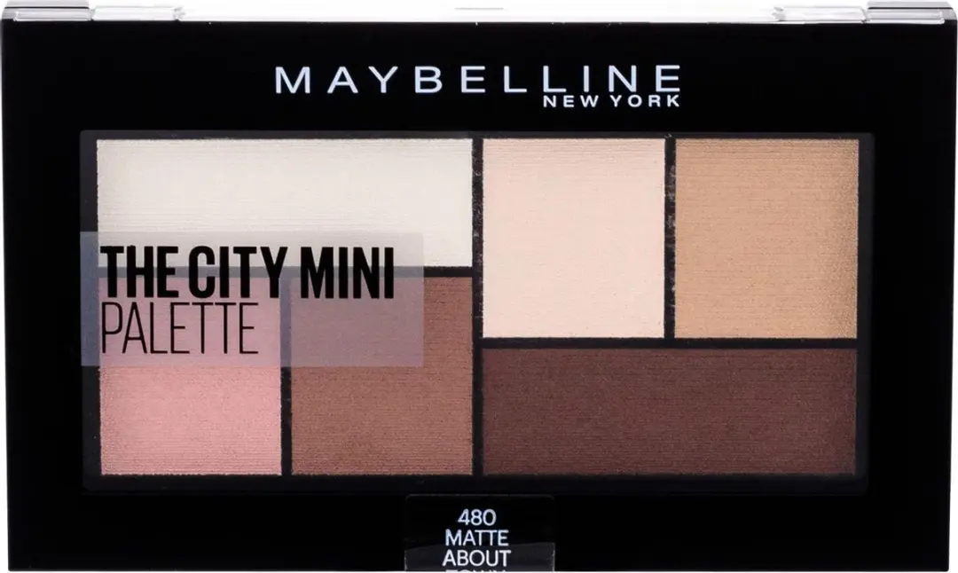 Maybelline The City Mini Oogschaduw Palette - 480 Matte About Town - 6 Stuks
