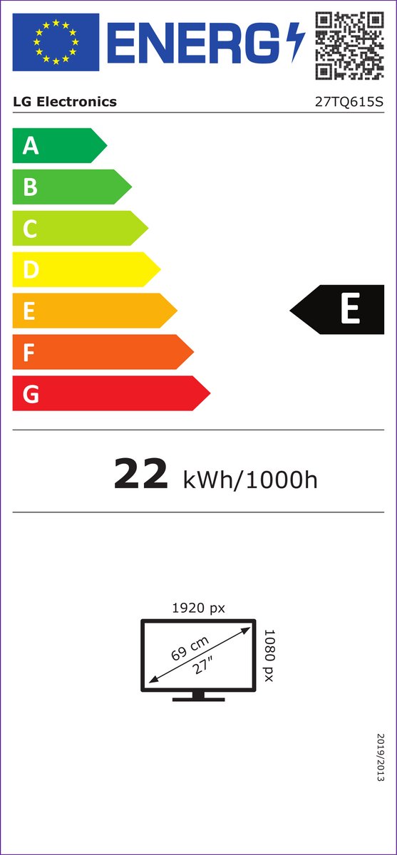 LG 27TQ615S-PZ - 27 inch - Full HD - 2022