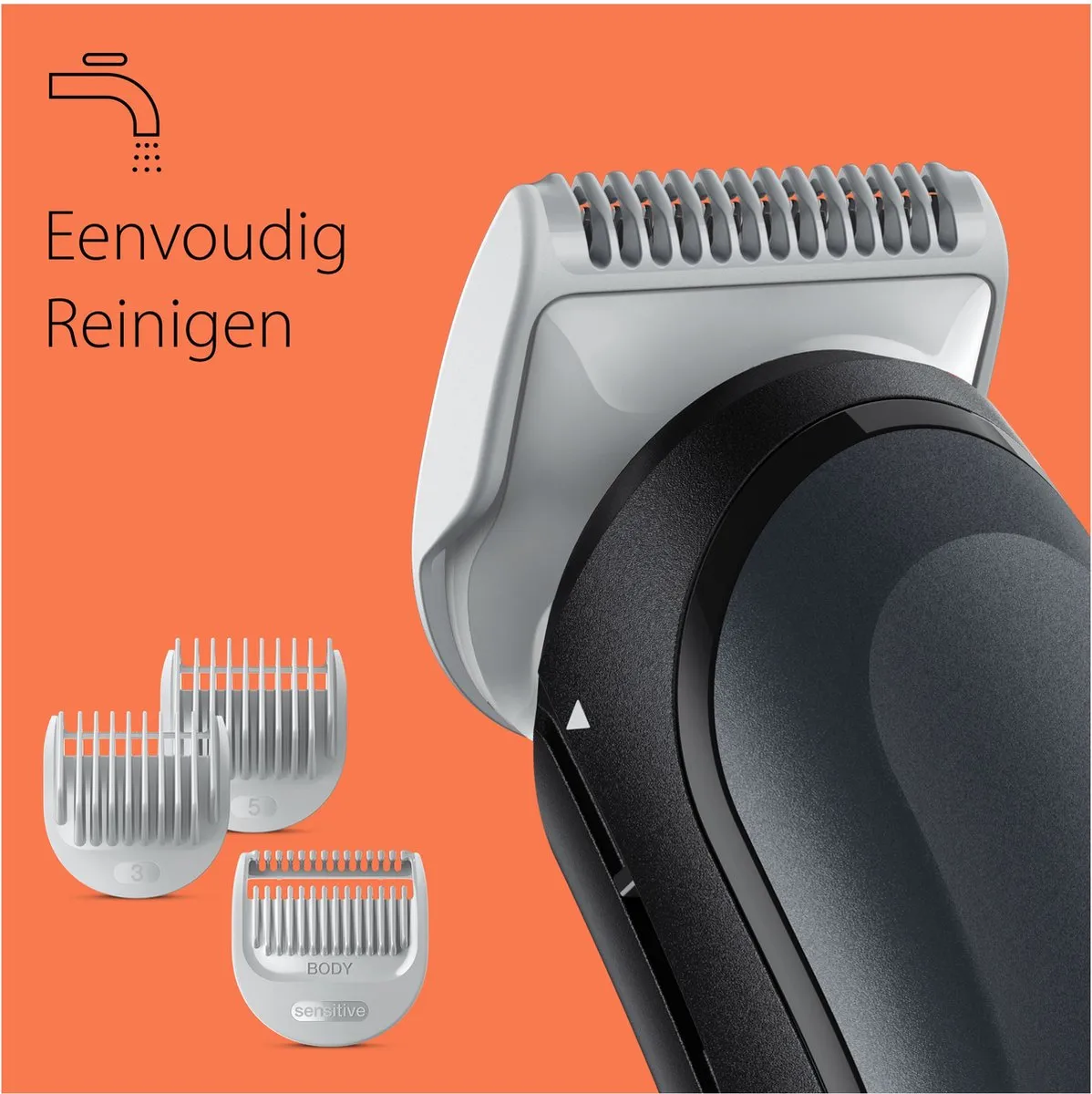 Braun BG3350 Bodygroomer - Zwart/Grijs