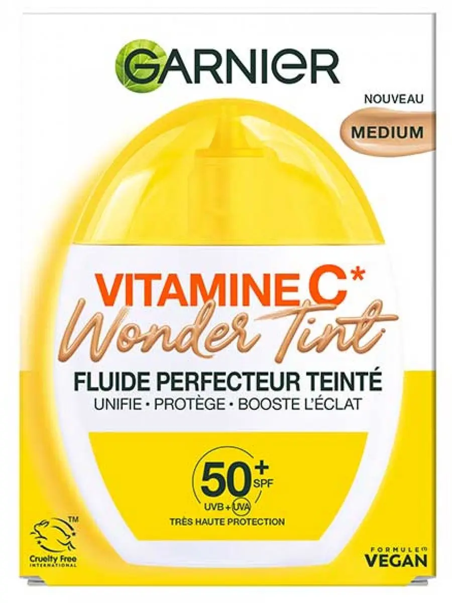 Garnier SkinActive Vitamine C Wonderfluïde SPF50+ - Medium
