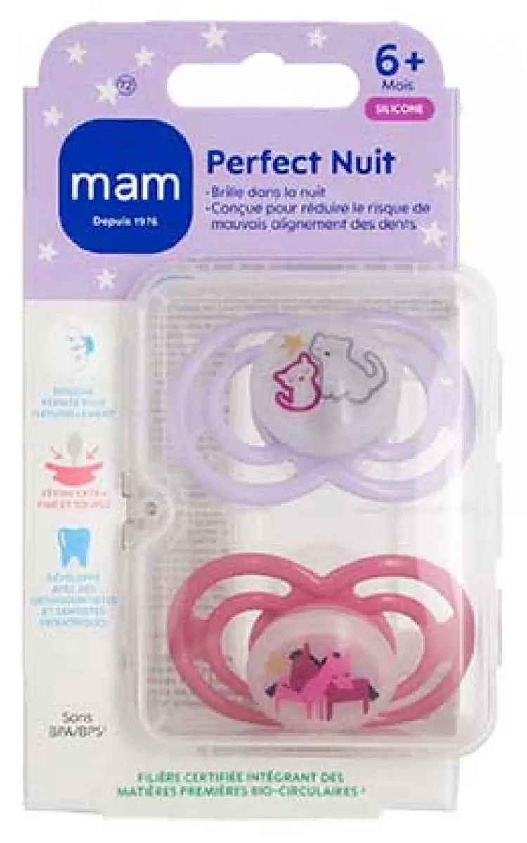 MAM Perfecte Nacht Zuigelingenfles 2 Stuks