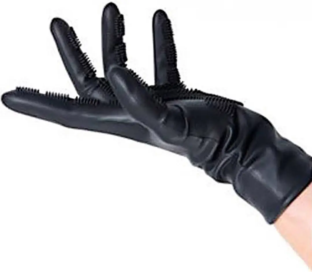 Sibel Comb In Siliconen Handschoenen