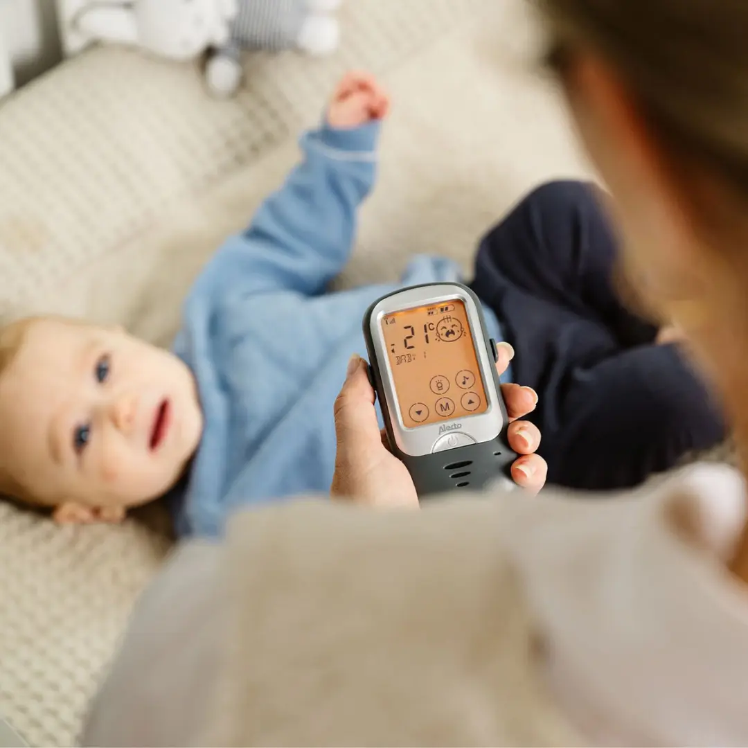 Alecto DBX68GS Outdoor Babyfoon - 1km Bereik - Antraciet